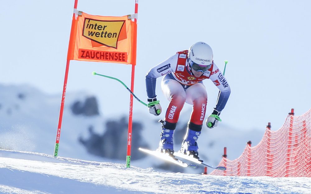 Noemie Larrouy am 11. Januar 2020 bei ihrem letzten Weltcup-Rennen der Karriere. – Foto: GEPA pictures