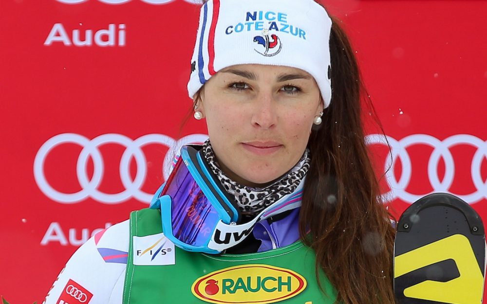 Die Französin Nastasia Noens hat zum fünften Mal einen Europacup-Slalom gewonnen. – Foto: GEPA pictures
