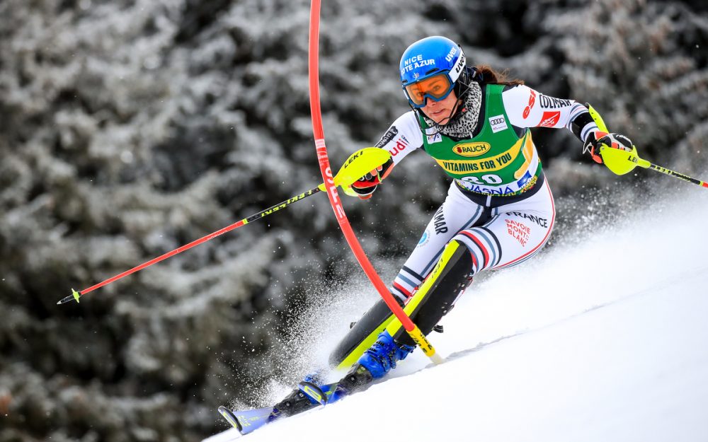 Nastasia Noens gewinnt den FIS-Slalom in Storklinten (SWE). – Foto: GEPA pictures
