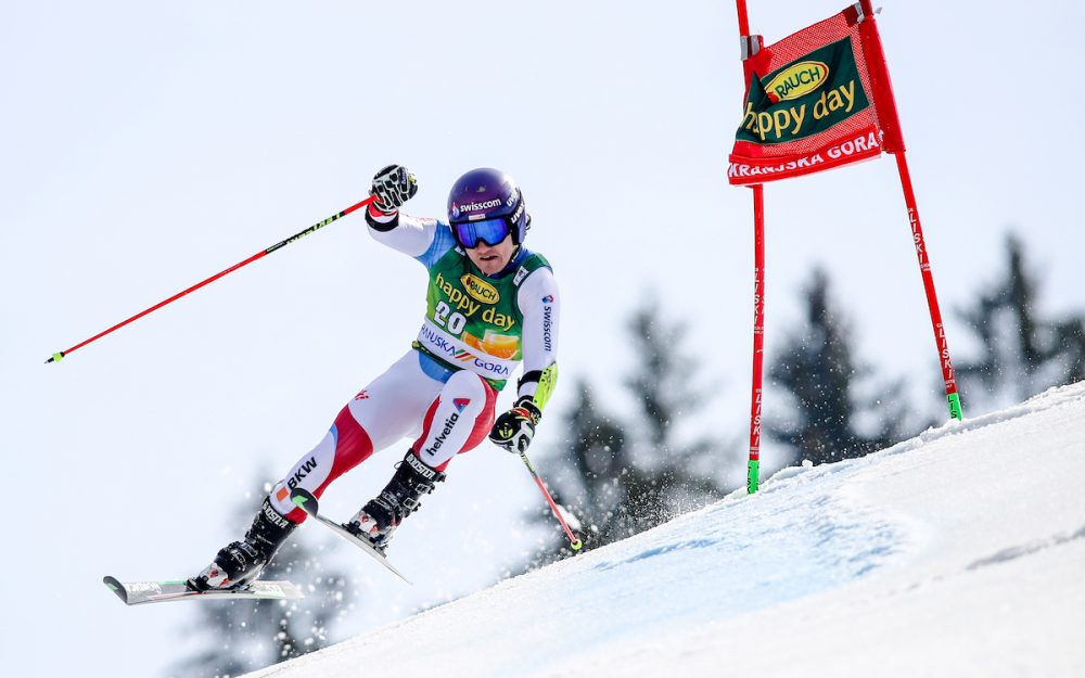 Cedric Noger verpasst den fixen Startplatz hauchdünn Glück und Pech in Kranjska Gora lagen für Cedric Noger nahe beieinander. – Foto: GEPA pictures