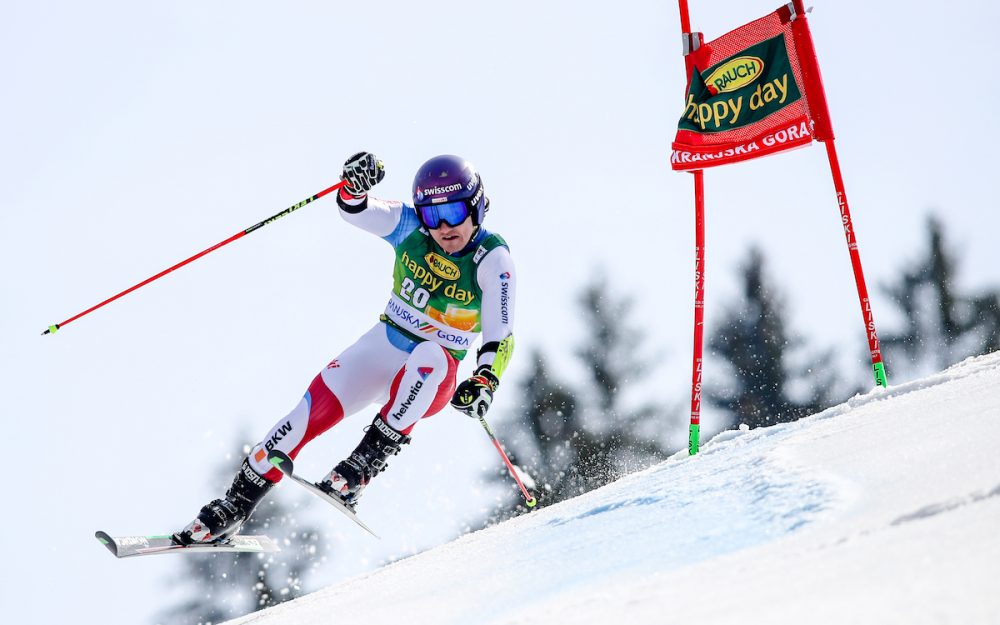 Glück und Pech in Kranjska Gora lagen für Cedric Noger nahe beieinander. – Foto: GEPA pictures