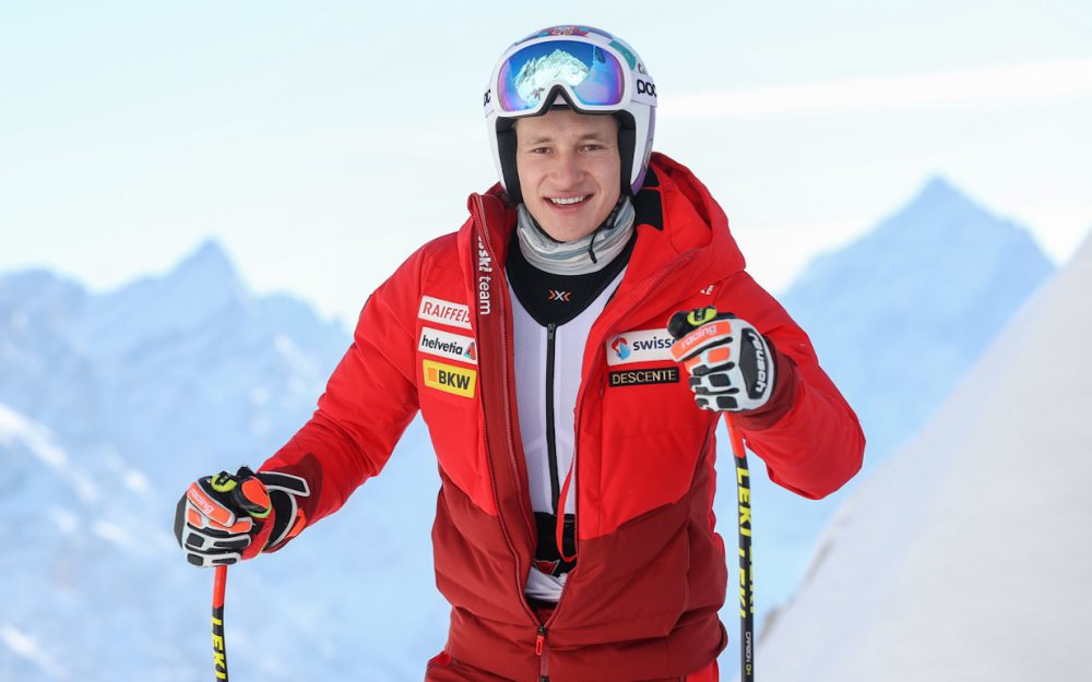 Marco Odermatt und der „blaue Ski“
