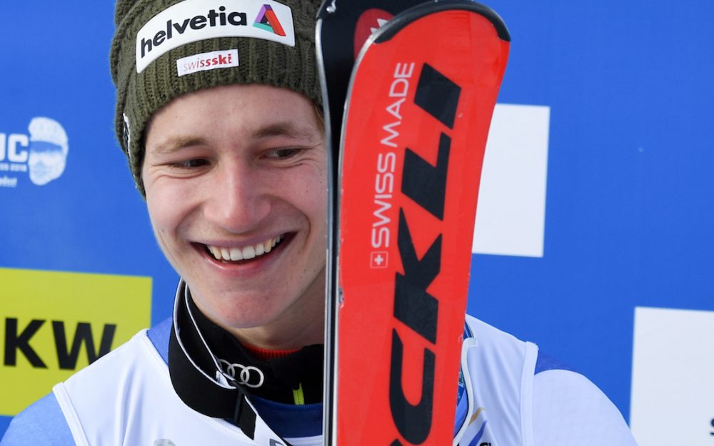 Marco Odermatt hat gut lachen: er steigt mit einer neuen Sponsoring-Partnerschaft in den Winter. – Foto: GEPA pictures