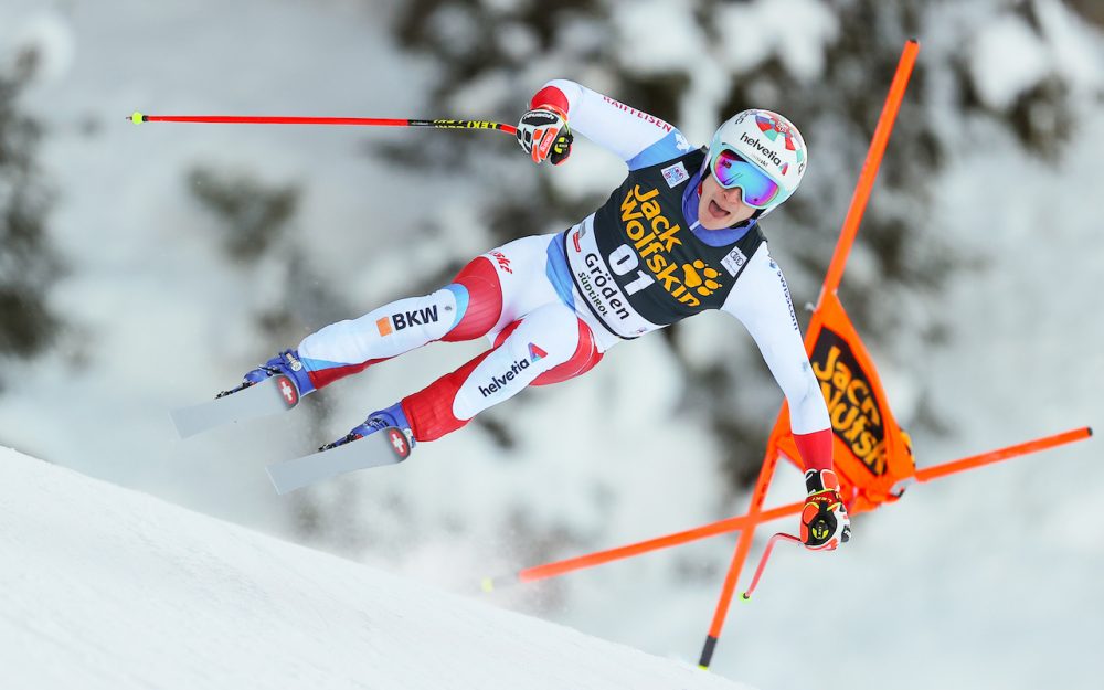 Marco Odermatt in Bormio am Start Marco Odermatt. – Foto: GEPA pictures