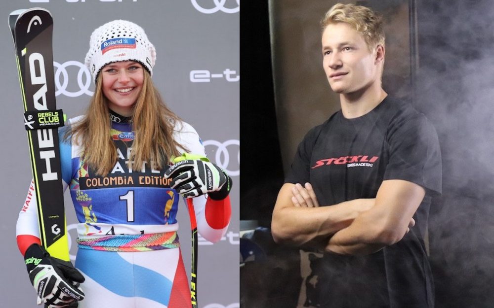 Corinne Suter und Marco Odermatt sind die Zentralschweizer Schneesportlerin/Schneesportler des Jahres. – Fotos GEPA pictures/peg