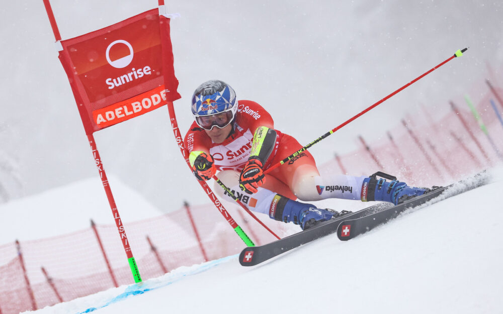 Marco Odermatt liegt am Chuenisbärgli klar voraus Marco Odermatt. – Foto: GEPA pictures