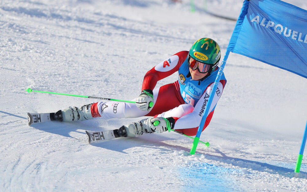 Junioren-WM: Victoria Olivier gewinnt den Titel in der Abfahrt Victoria Olivier. – Foto: GEPA pictures