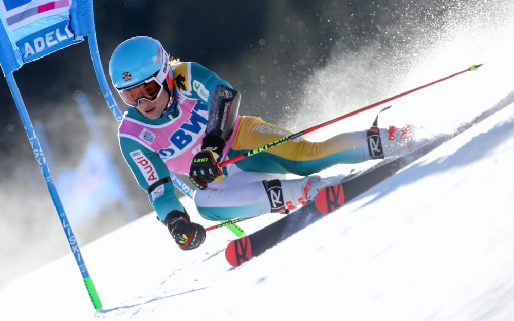 Albert Ortega – hier bei seinem bisher einzigen Weltcup-Einsatz am Chuenisbärgli in Adelboden. – Foto: GEPA pictures