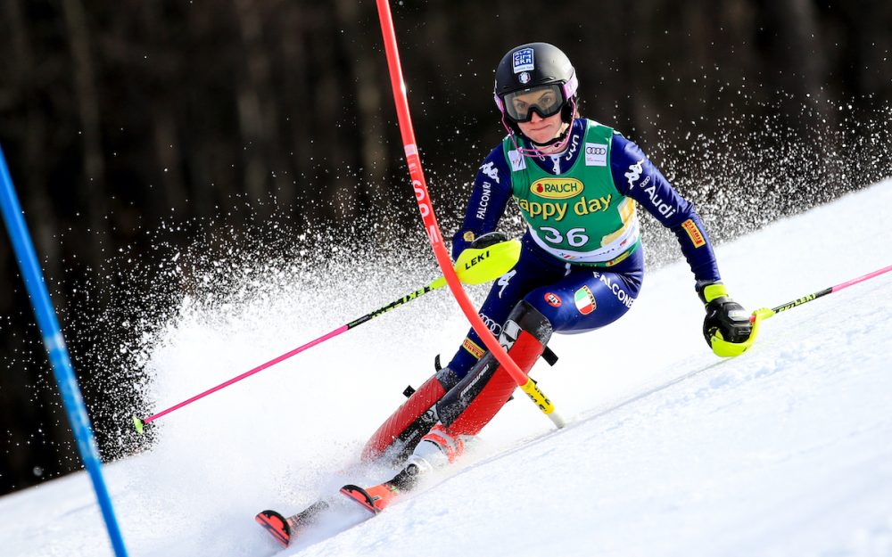 EC: Martina Peterlini hat im Slalom einen Lauf Martina Peterlini. – Foto: GEPA pictures