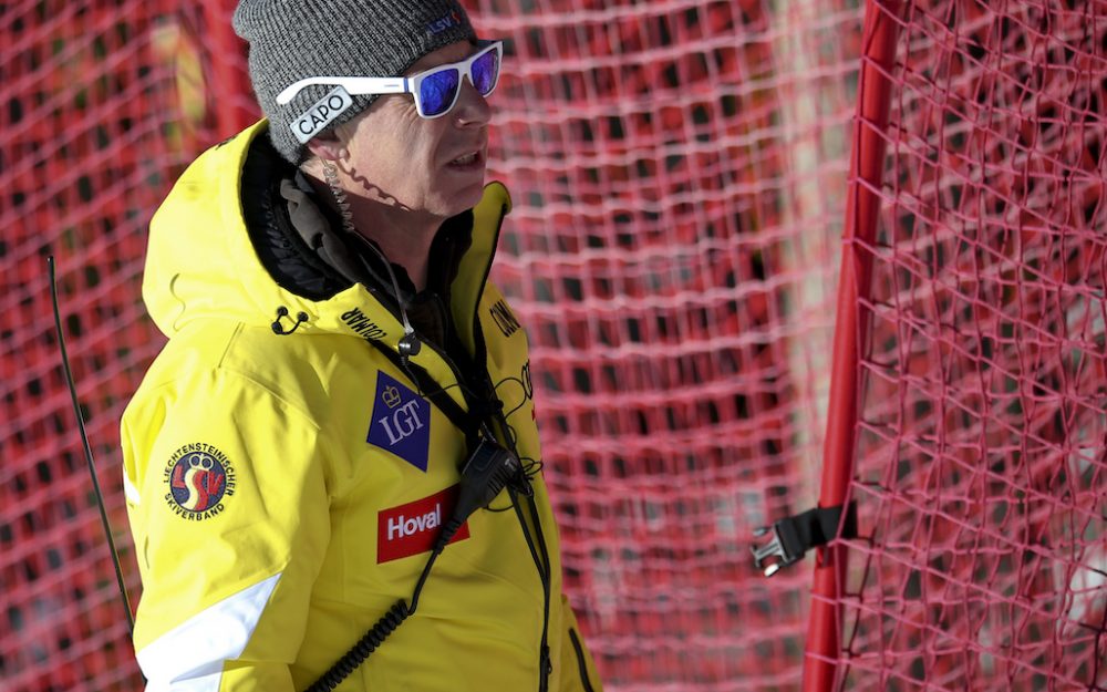 Charly Pichler, hier noch in der Arbeitskleidung des liechtensteinischen Skiverbandes. – Foto: GEPA pictures