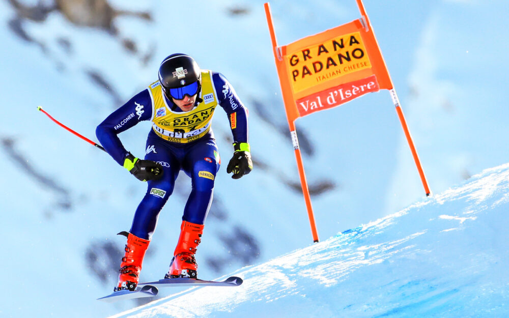 Das Knie – Alexander Prast zum Rücktritt gezwungen Alexander Prast beim Abfahrtstraining in Val d'Isère – zwei Tage vor dem verhänginissvollen Unfall. – Foto: GEPA pictures