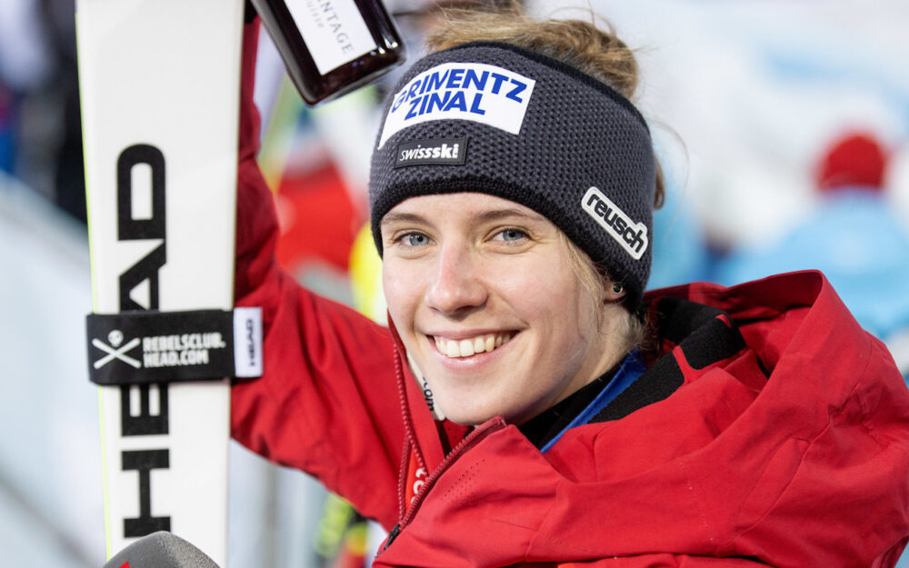 Camille Rasts Rückkehr zu HEAD ist fix Camille Rast – zurück bei und mit HEAD. – Foto: GEPA pictures