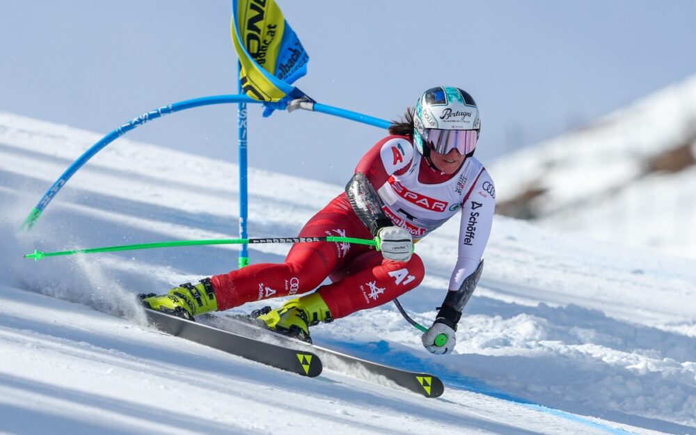 Geheimnis gelüftet, das ist der neue Ski-Ausrüster von Ricarda Haaser Ricarda Haaser wird ab dem Olympia-Winter 2025/26 nicht mehr mit Skiern von Ausrüster Fischer unterwegs sein. – Foto: GEPA pictures