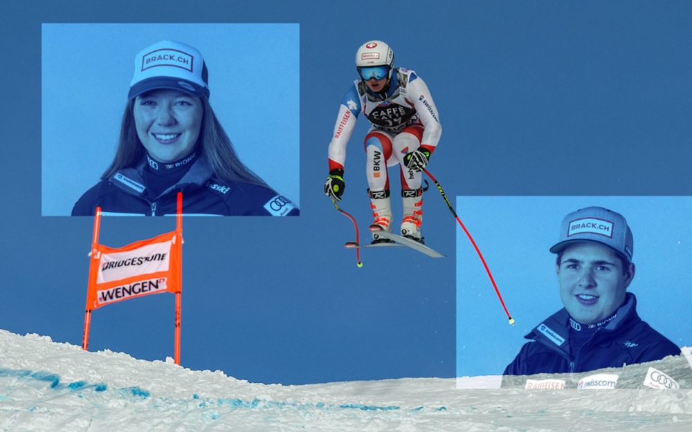 Juliana Suter und Lars Rösti sind für den 39. Sporthilfe Nachwuchs-Preis nominiert. – Fotos: rk-photography.ch / Swiss Ski