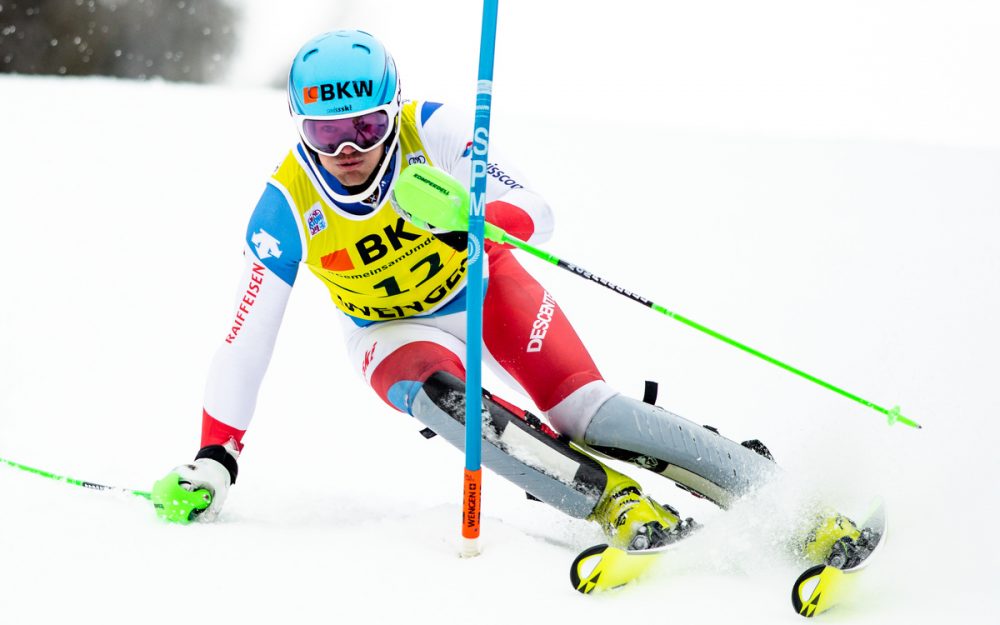 Swiss Ski verlängert mit Premium Partner BKW Auch Stefan Rogentin profitiert vom Engagement der BKW bei Swiss Ski. – Foto: GEPA pictures