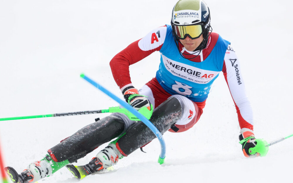 Simon Rueland startet am Samstag zum Weltcup-Slalom in Gurgl. – Foto: GEPA pictures