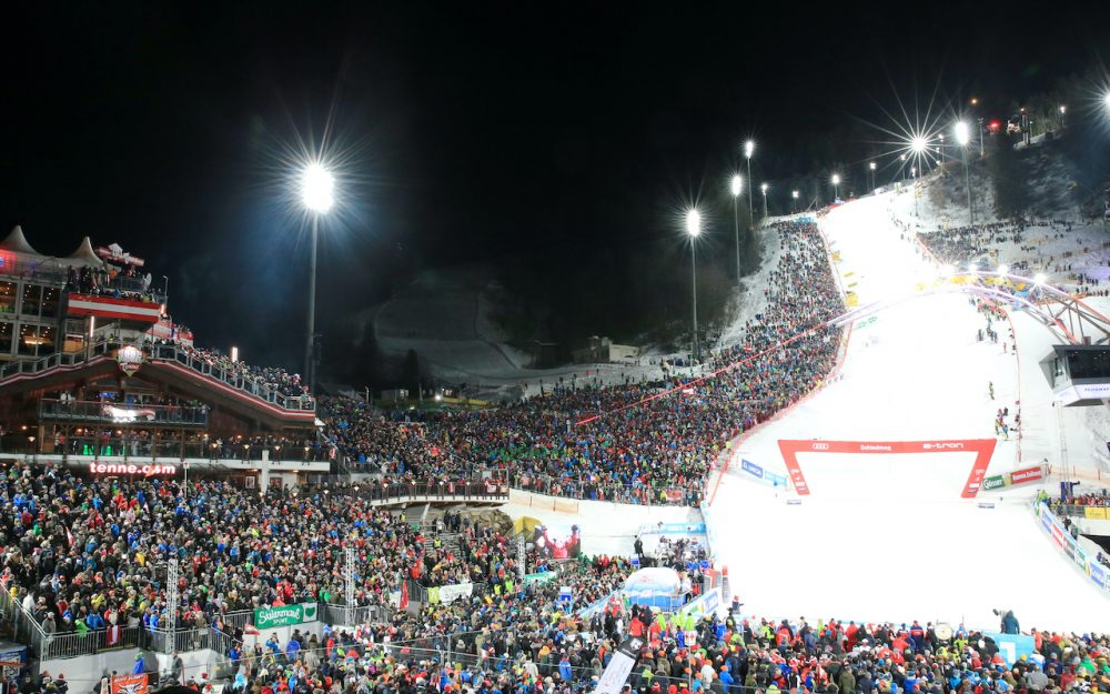 Kein Slalom in Wengen, dafür Schladminger Nacht-Spektakel im Doppelpack? In Schladming sollen laut FIS gleich zwei Nachtslaloms ausgetragen werden. – Foto: GEPA pictures