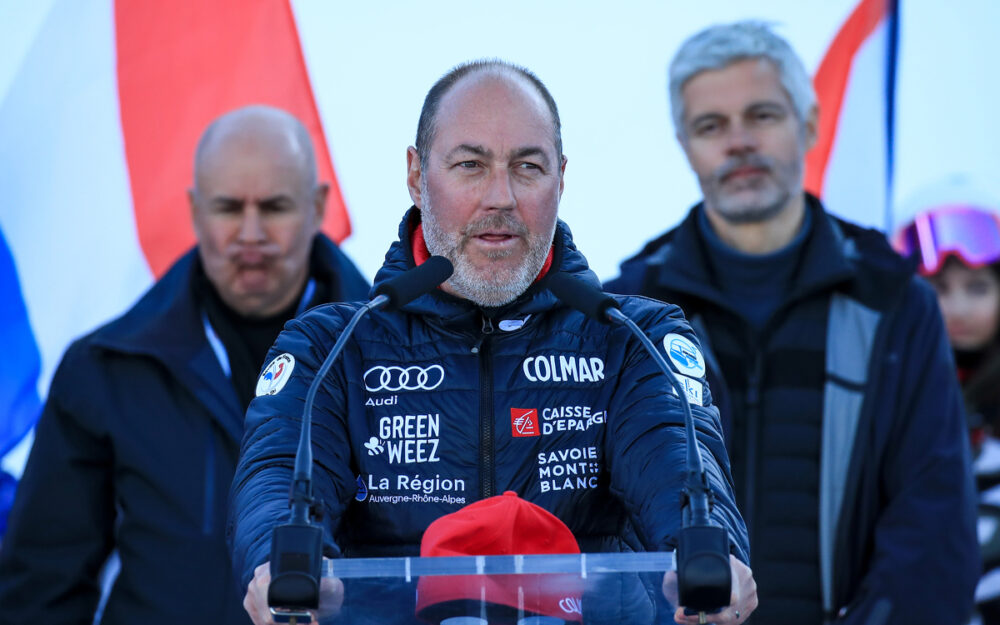 Knapp bei Kasse – Frankreichs Verband verschiebt die Bekanntgabe der Kader Fabien Saguez, Präsident des französischen Skiverbandes. – Foto: GEPA pictures
