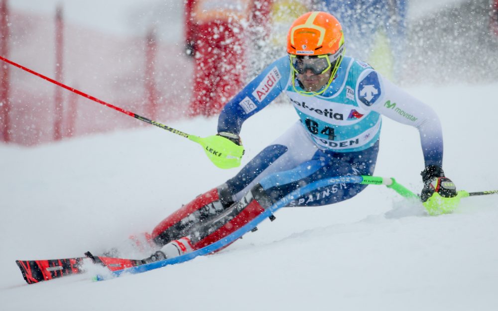 Spanischer Sieg auf der Diavolezza-„Eisbahn“ Joaquim Salarich. – Foto: GEPA pictures