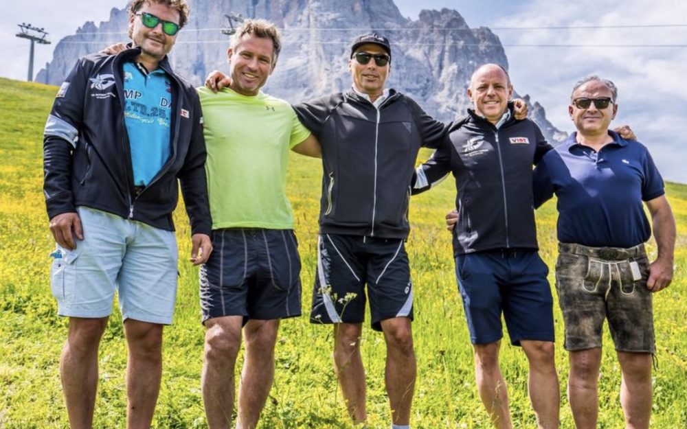 Grödner Super-G mit neuem Start Pistenbesichtigung mit den FIS-Renndirektoren Hannes Trinkl und Markus Waldner. – Foto: zvg
