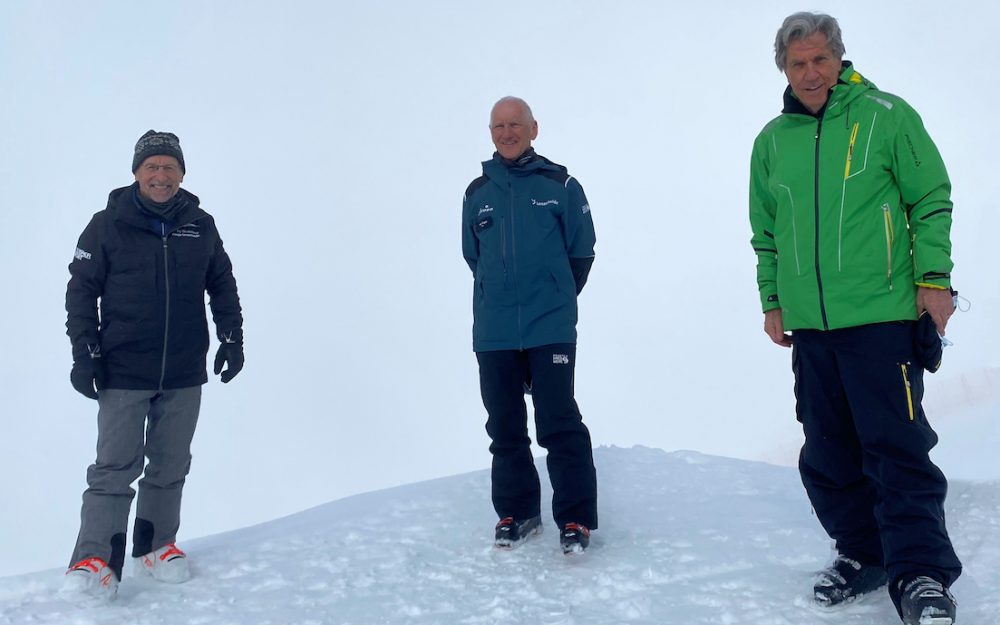 Heini Hemmi, Peter Engler und Bernhard 'Berni' Schär. – Fotos: zvg / FIS Ski Weltcup Lenzerheide