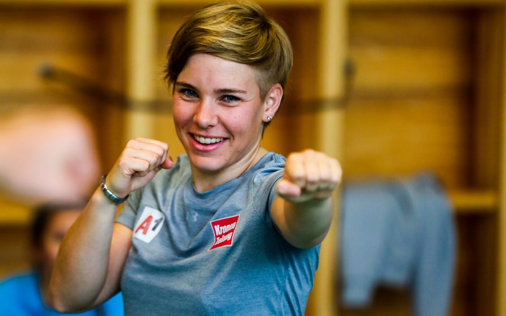 Der ÖSV geht auf Nummer sicher Noch muss sich Nicole Schmidhofer alleine durchboxen. – Foto: GEPA pictures