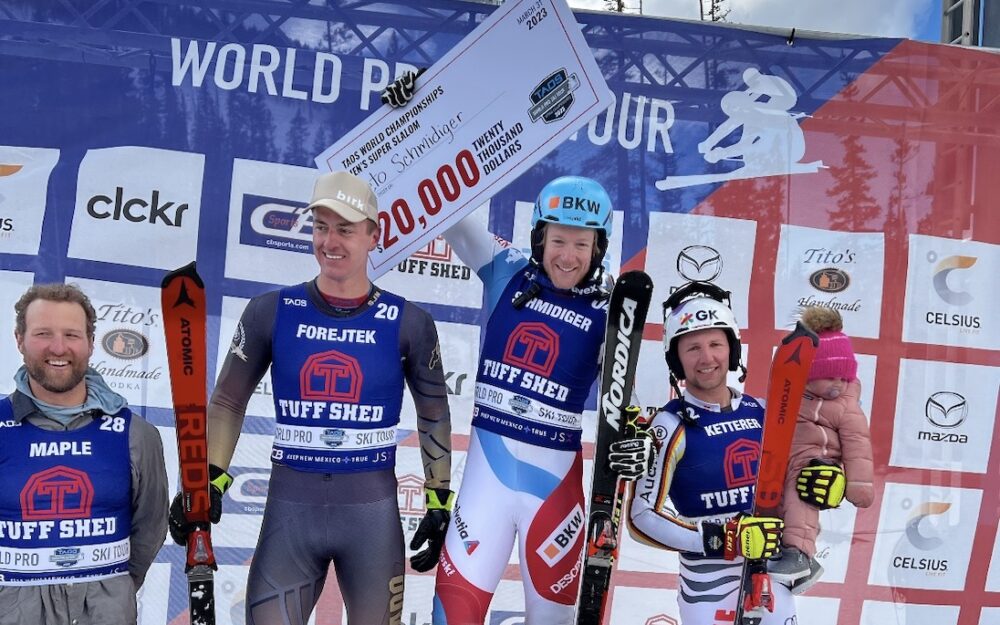 Reto Schmidiger ist "Super-Slalom-Weltmeister" und freut sich über den finanziellen Zustupf. – Foto: WPST