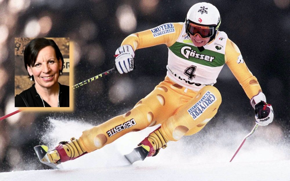 Vreni Schneider ist die "beste Schweizer Sportlerin der letzten 70 Jahre". – Fotos: GEPA/screenshot