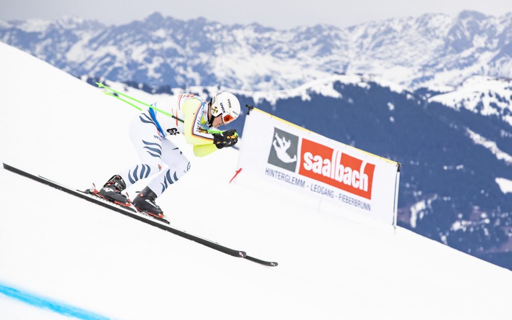 Jacob Schramm beim Training in Saalbach-Hinterglemm. – Foto: GEPA pictures