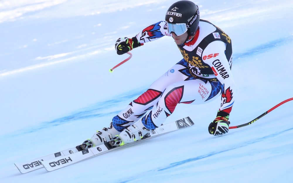 Victor Schuller gewinnt in Chamonix zwei Europacup-Abfahrten an einem Tag. – Foto: GEPA pictures