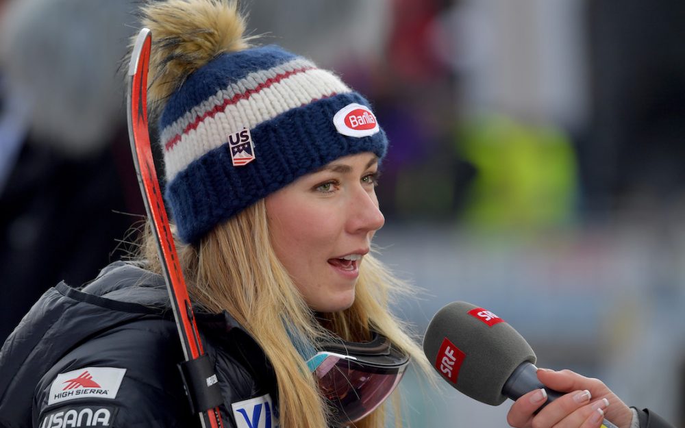 Mikaela Shiffrin weit vor Petra Vlhova und dem Rest der Welt Darf zum wiederholten Mal ihre Dominanz erklären: Mikaela Shiffrin. – Foto: GEPA pictures