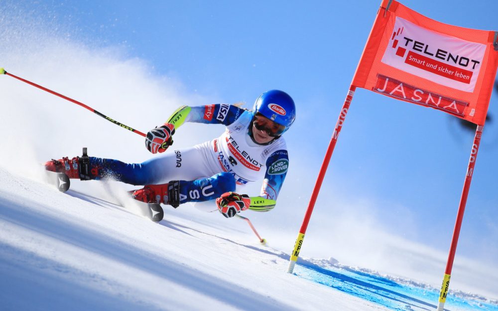 Mikaela Shiffrin liegt in Jasna in Führung Mikaela Shiffrin. – Foto: GEPA pictures