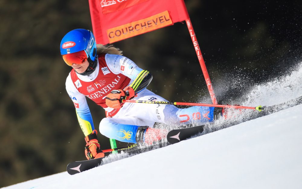 Mikaela Shiffrin wird im 2. Lauf den Weltcup-Winter definitiv abschliessen Mikaela Shiffrin. – Foto: GEPA pictures