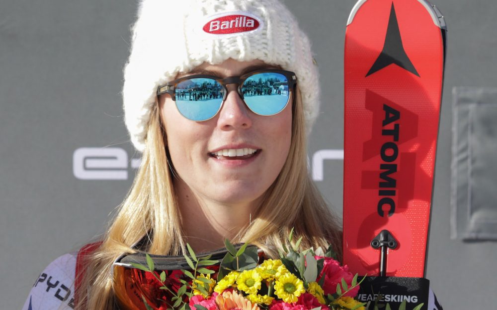Mikaela Shiffrin spendet einen Teil des Preisgeldes Mikaela Shifrin zeigt sich grosszügig. – Foto: GEPA pictures