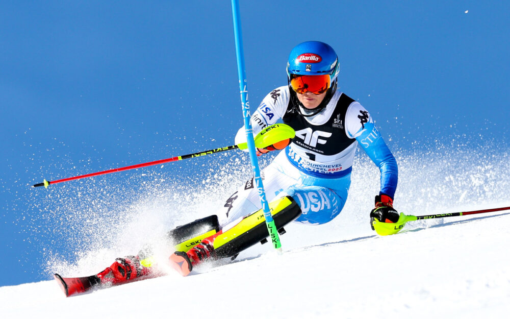 Das Duo Shiffrin/Holdener liegt deutlich voraus Mikaela Shiffrin. – Foto: GEPA pictures