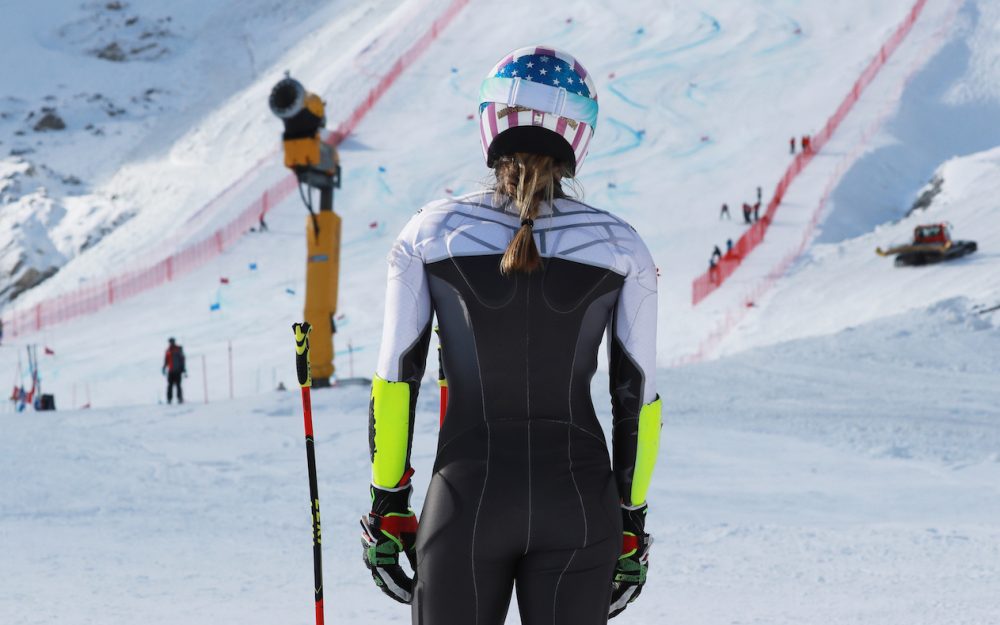 Eine Weltcup-Debutantin im US-Team für Sölden Mikaela Shiffrin ist die unangefochtene Leaderin des US-Teams in Sölden. – Foto: GEPA pictures