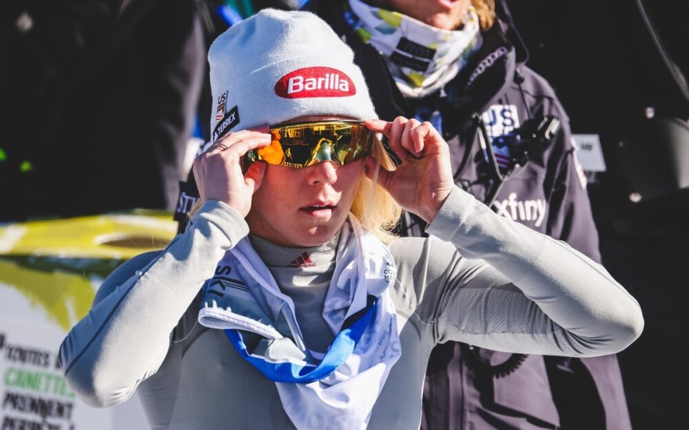 Mikaela Shiffrin mit guten Chancen auf das erste WM-Gold im Riesenslalom Mikaela Shiffrin behält trotz Unruhe im Privatteam den Durchblick. – Foto: GEPA pictures