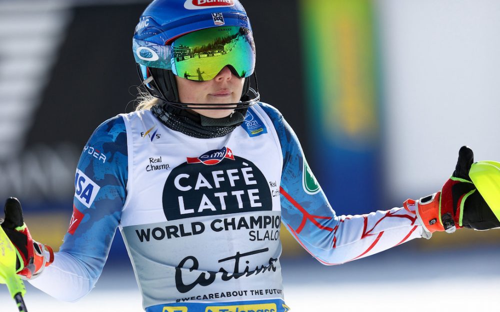 Mikaela Shiffrin, die Umwelt und ein Karriereende Mikaela Shiffrin. – Foto: GEPA pictures