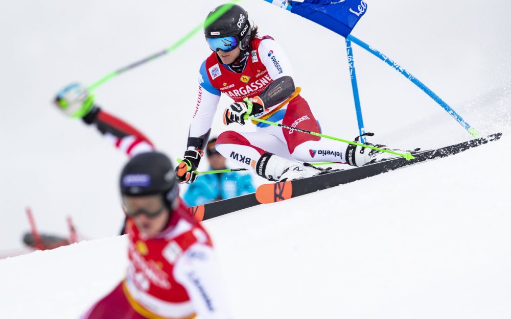 Livio Simonet hier im Einsatz beim Parallel-Rennen von Lech/Zürs. – Foto: GEPA pictures