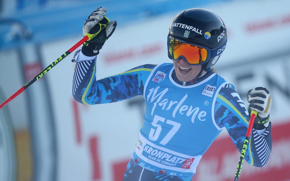 EC: Ylva Staalnacke feiert ihren zweiten Saisonsieg Ylva Staalnacke, hier beim Weltcup-Riesenslalom von Kronplatz, gewinnt das EC-Rennen in Zinal. – Foto: GEPA pictures