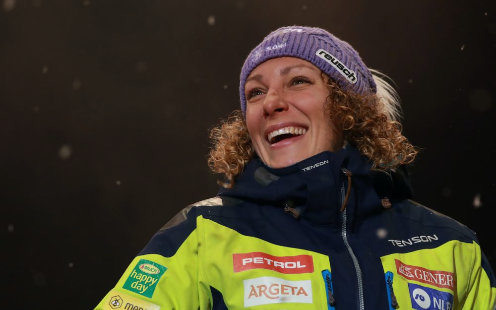 Alles Gute zum Geburtstag, Ilka Stuhec Lacht oft und gerne – Ilka Stuhec feiert heute (26. Oktober) ihren 30. Geburtstat. – Foto: GEPA pictures