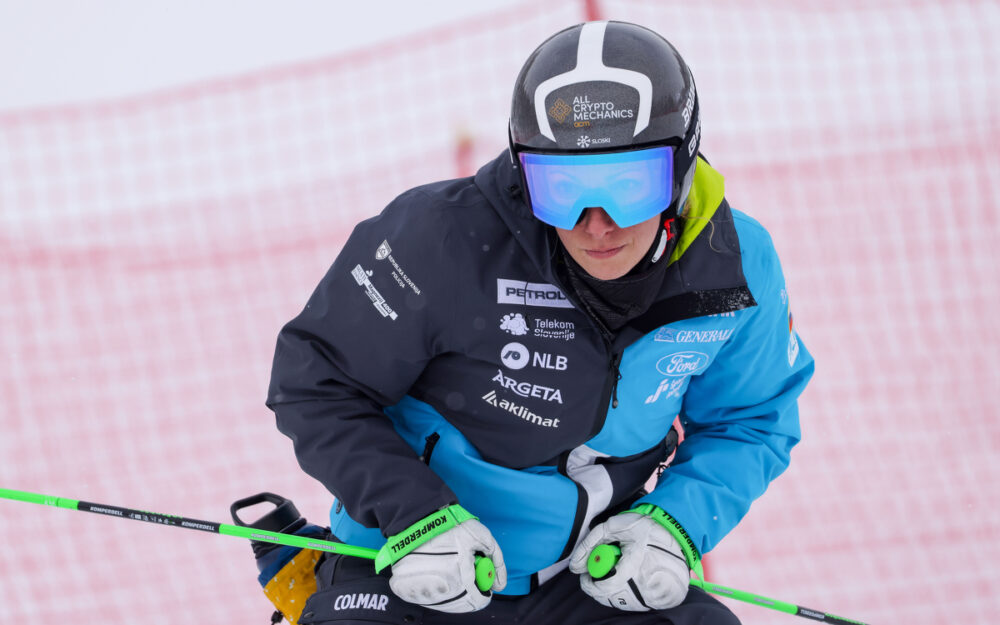 Ilka Stuhec – gut besichtigt ist halb gefahren. – Foto: GEPA pictures