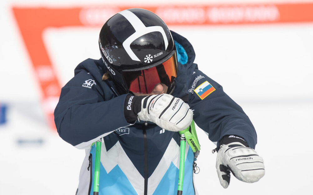 Ilka Stuhec ist die Trainingsschnellste in Crans Montana, aber … Ilka Stuhec hat sich die Schlüsselstellen gut eingeprägt. – Foto: GEPA pictures