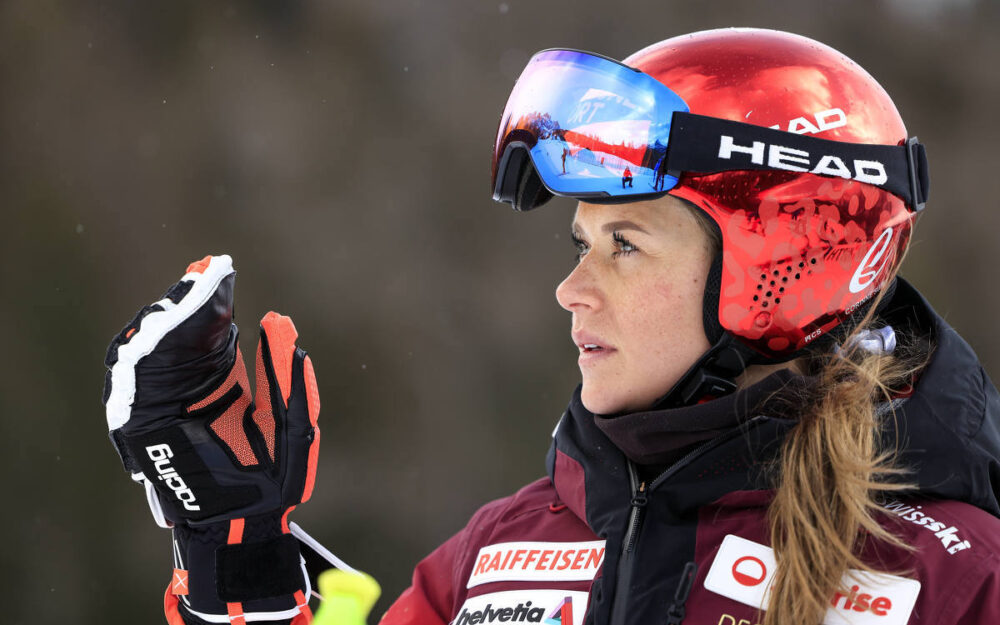 Schwere Knieverletzung zwingt Corinne Suter zum Saisonende Corinne Suter. – Foto: GEPA pictures