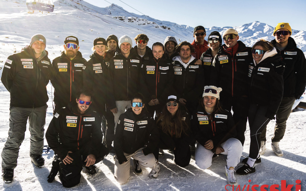 Das Swiss-Ski-Europacup-Team 2021/22. – Foto: zvg