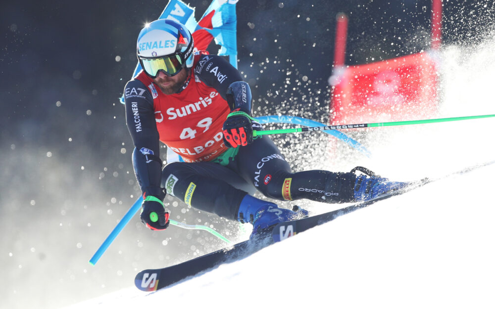 Riccardo Tonetti (hier beim Riesenslalom in Adelboden). – Foto: GEPA pictures