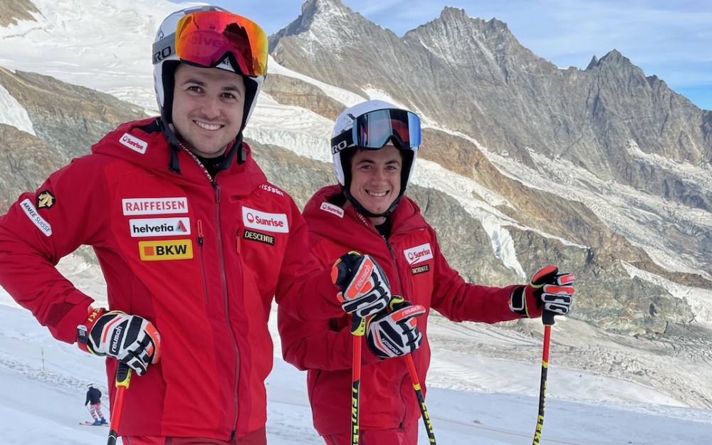 Urs Kryenbühl und Lukas Zippert sind zurück auf dem Schnee Zurück auf dem Schnee: Urs Kryenbühl (links) und Lukas Zippert. – Foto: cmovement.ch