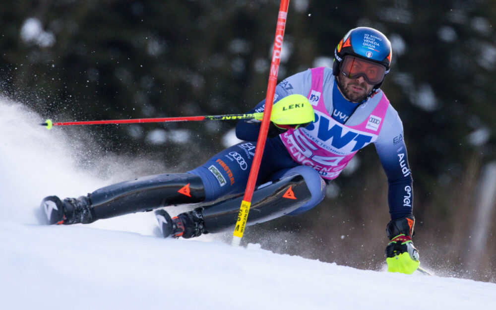 Italienischer Techniker gibt Karriereende bekannt Hans Vaccari hier in Wengen bei seinem zehnten und letzten Weltcup-Rennen. – Foto: GEPA pictures