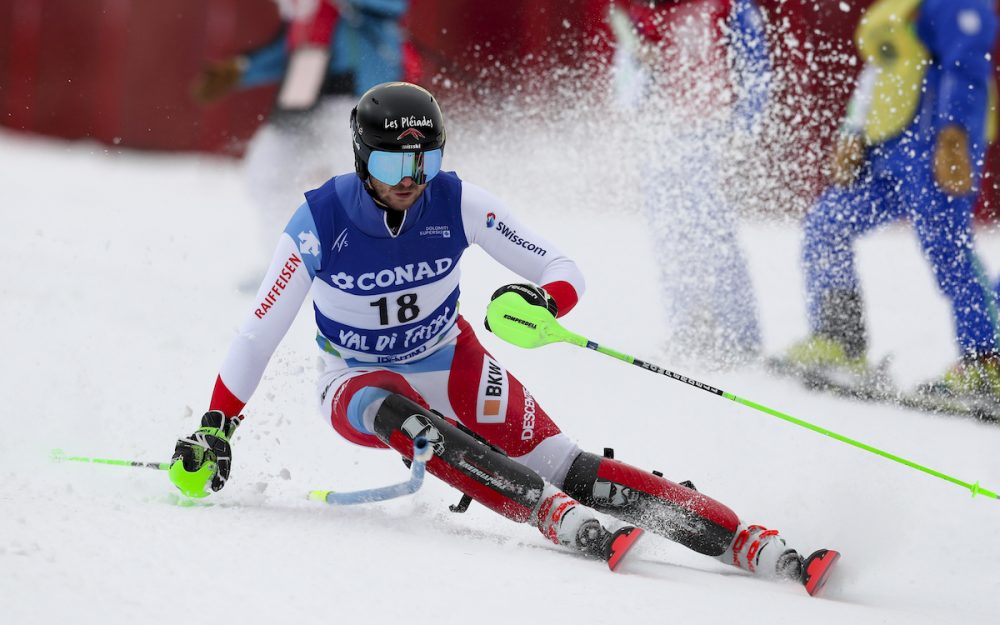 EC: Ein zweiter Slalom im Val di Fassa Neu finden im Val di Fassa zwei Europacup-Slaloms für die Männer statt. – Foto: GEPA pictures
