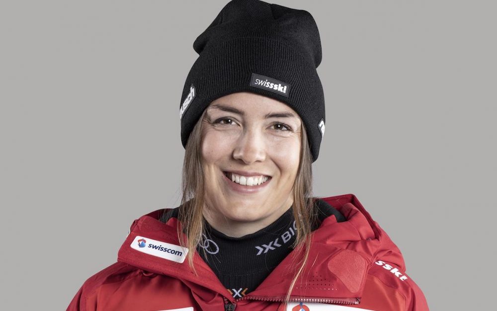 Valentine Macheret steht vor ihrem ersten Weltcup-Rennen. – Foto: Swiss Ski